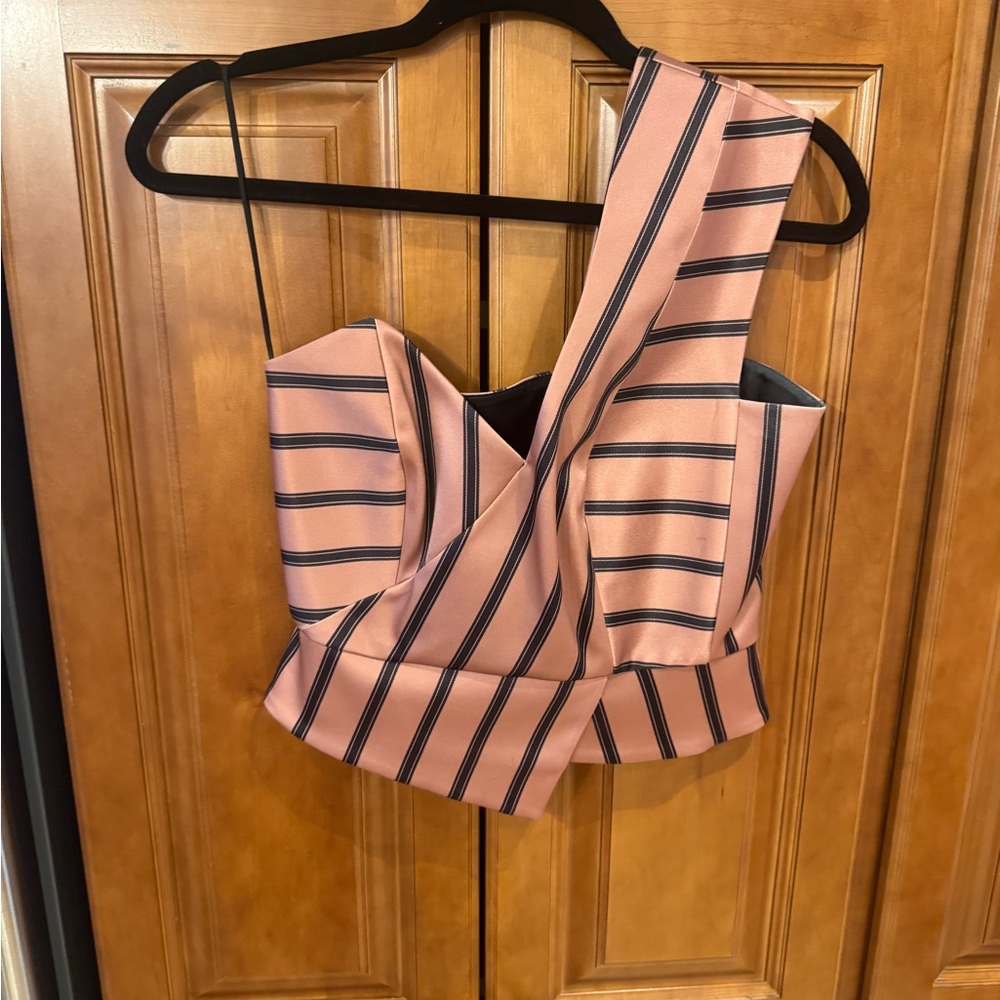 Michelle Mason One Shoulder Top